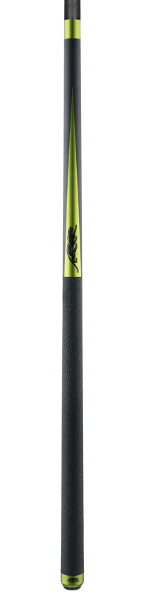 Predator Limited Edition SP2 Matte Black Forearm with Lime Green Points Pool Cue - Image 4