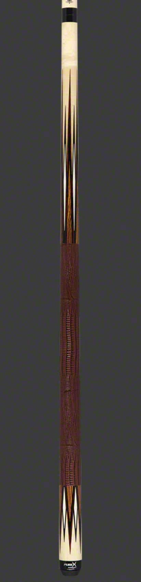 PureX Technology Pool Cue - Natural Birdseye Maple with Cocobolo, Bocote and Ivory Graphics - HXTE14 - Image 4